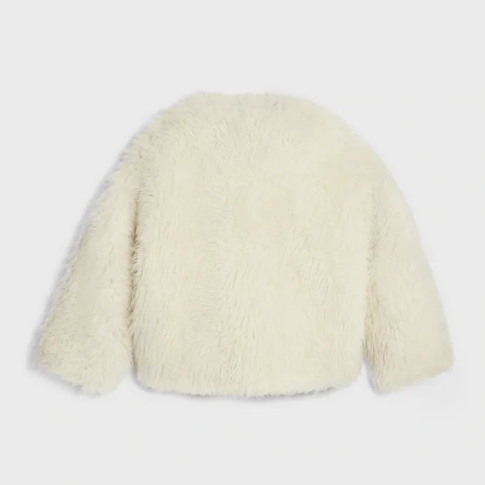 Kappa i fluffig ull