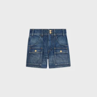 Kitty-shorts i mörk Union Wash-denim