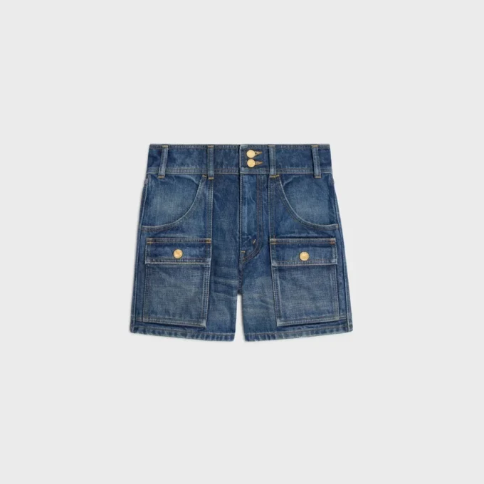 Kitty-shorts i mörk Union Wash-denim Kitty-shorts i mörk Union Wash-denim