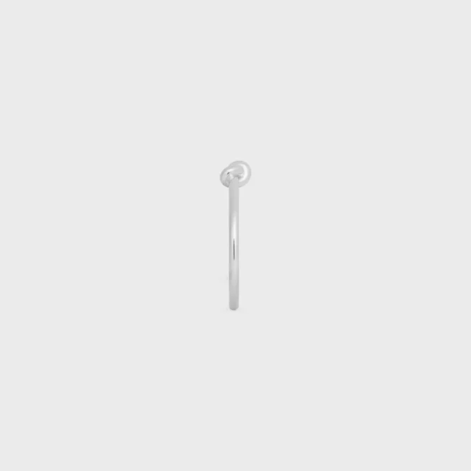 Knot Cuff i mässing med rodiumfinish Knot Cuff i mässing med rodiumfinish
