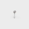 Knotring i mässing med rodiumfinish Knotring i mässing med rodiumfinish