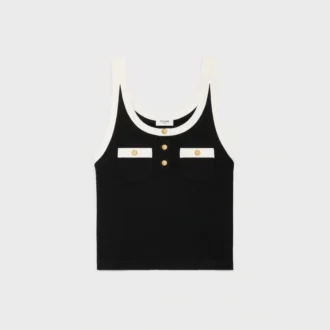 Kort linne i bomullsjersey