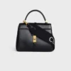 Kort rem i ull med CELINE-jacquard
