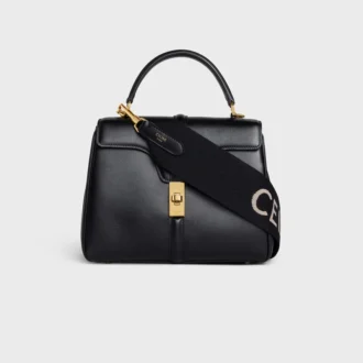 Kort rem i ull med CELINE-jacquard