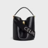 Kort rem i ull med CELINE-jacquard