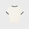 Kort T-shirt i bomullsjersey Kort T-shirt i bomullsjersey