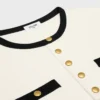 Kort T-shirt i bomullsjersey Kort T-shirt i bomullsjersey