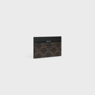 Kortfodral i Triomphe Canvas och kalvskinn
