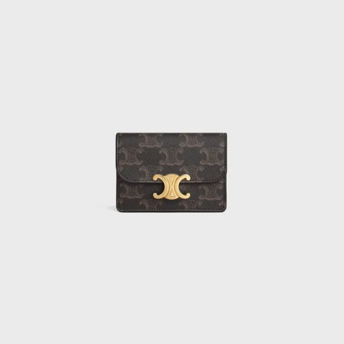 Kortfodral med lock Triomphe i Triomphe Canvas Kortfodral med lock Triomphe i Triomphe Canvas