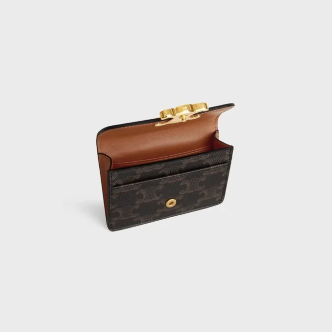 Kortfodral med lock Triomphe i Triomphe Canvas Kortfodral med lock Triomphe i Triomphe Canvas