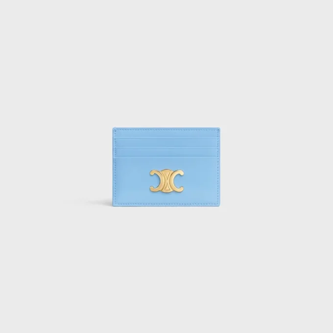 Kortfodral Triomphe i glansigt kalvskinn