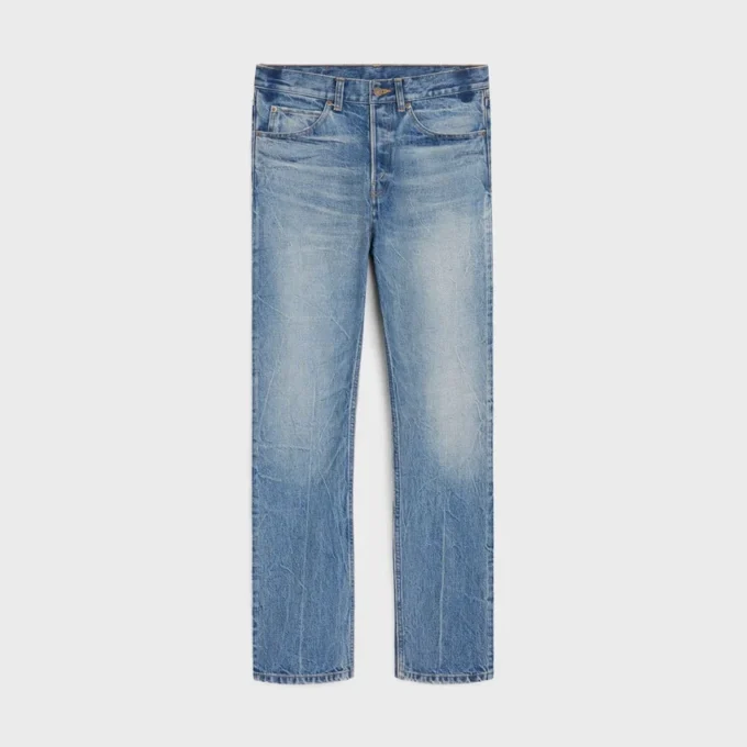 Kurt-jeans i bomullsdenim