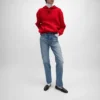 Kurt-jeans i bomullsdenim