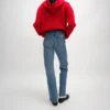 Kurt-jeans i bomullsdenim