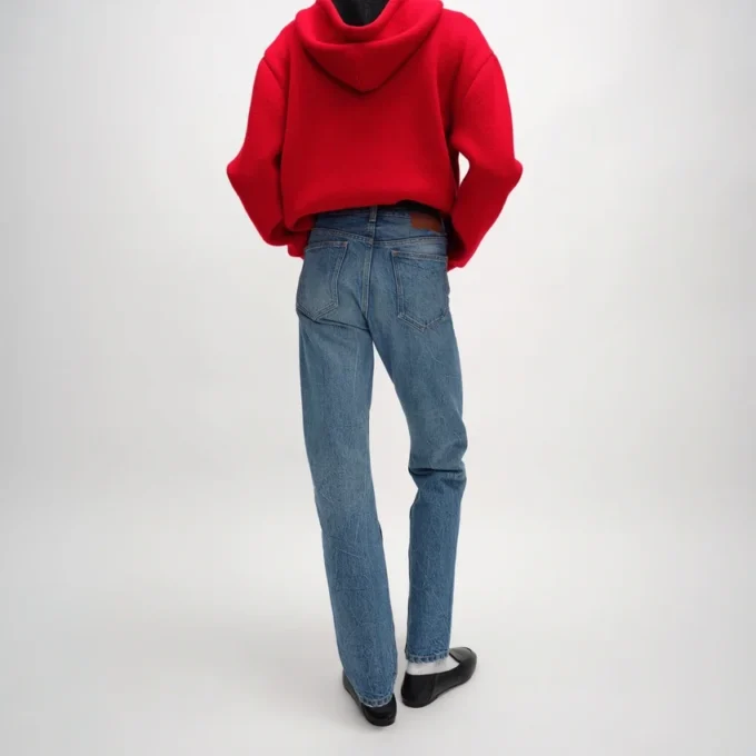Kurt-jeans i bomullsdenim