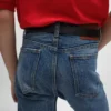Kurt-jeans i bomullsdenim