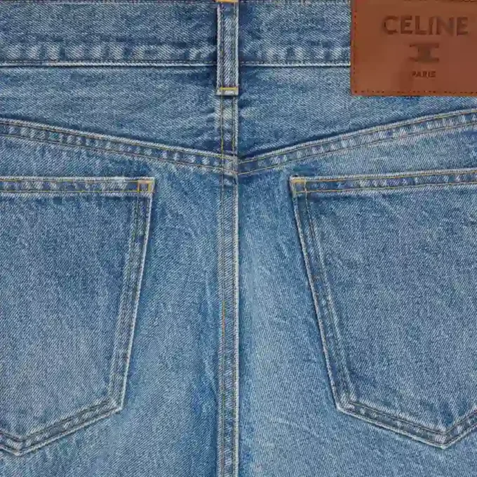 Kurt-jeans i bomullsdenim