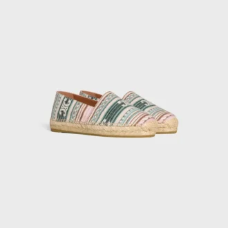 Les Espadrilles CELINE i Triomphe Jacquard-tyg Les Espadrilles CELINE i Triomphe Jacquard-tyg
