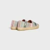 Les Espadrilles CELINE i Triomphe Jacquard-tyg