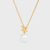 Les Perles CELINE-halsband i hartsperlor och mässing med guldfinish Les Perles CELINE-halsband i hartsperlor och mässing med guldfinish