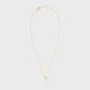 Les Perles CELINE-halsband i hartsperlor och mässing med guldfinish Les Perles CELINE-halsband i hartsperlor och mässing med guldfinish
