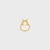 Les Perles CELINE-ring i strass, pärlor av harts och mässing med guldfinish Les Perles CELINE-ring i strass, pärlor av harts och mässing med guldfinish