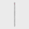 Les Poincons CELINE-armband i sterlingsilver och granat