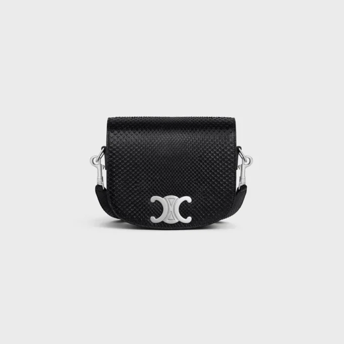 Liten Besace Strap Triomphe i pyton