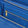 Liten luggage i mjukt, glansigt lammskinn