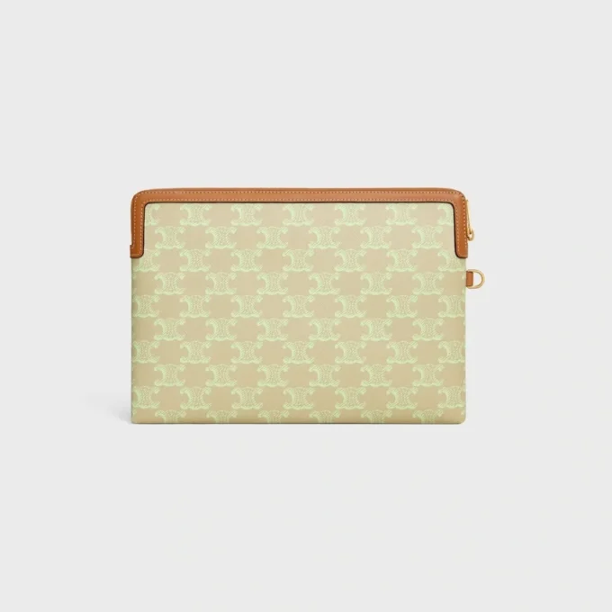 Liten påse med rem Cuir Triomphe i Toile Triomphe Et Veau
