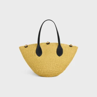 liten triomphe korg med prlor i sisal och kalvskinn 1 2 330x330 - Liten Triomphe-korg med p&auml;rlor i sisal och kalvskinn