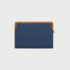 Litet etui med rem Cuir Triomphe i textil med broderi