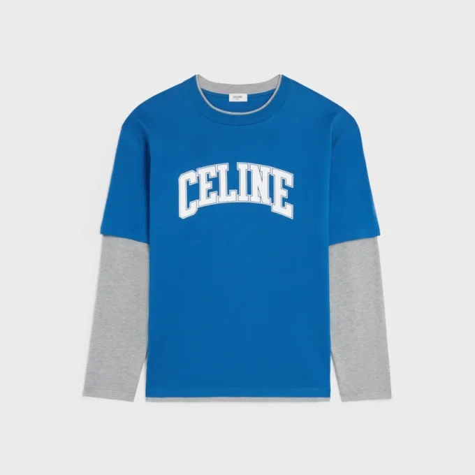 Långärmad T-shirt i bomullsjersey Långärmad T-shirt i bomullsjersey