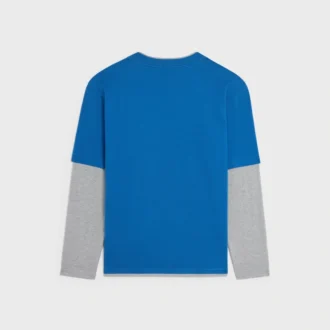 Långärmad T-shirt i bomullsjersey
