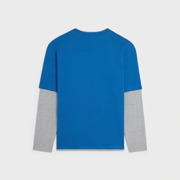 Långärmad T-shirt i bomullsjersey Långärmad T-shirt i bomullsjersey