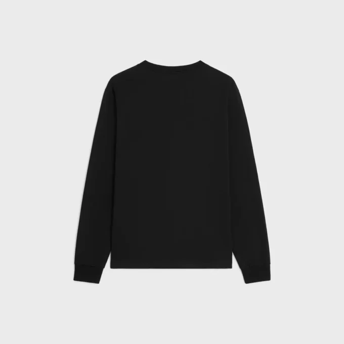 Långärmad T-shirt i bomullsjersey