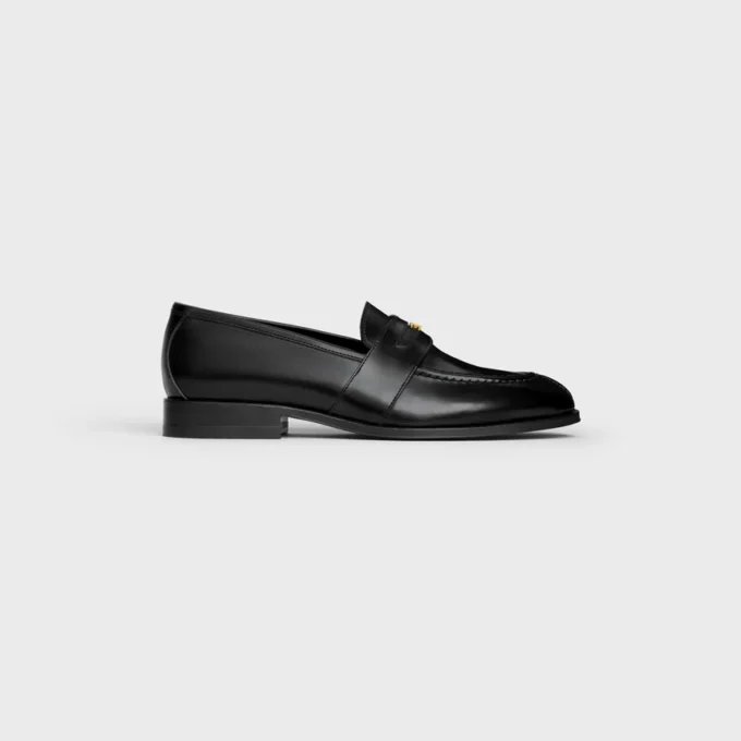 Loafers Malaquais i polerat tjurskinn Loafers Malaquais i polerat tjurskinn
