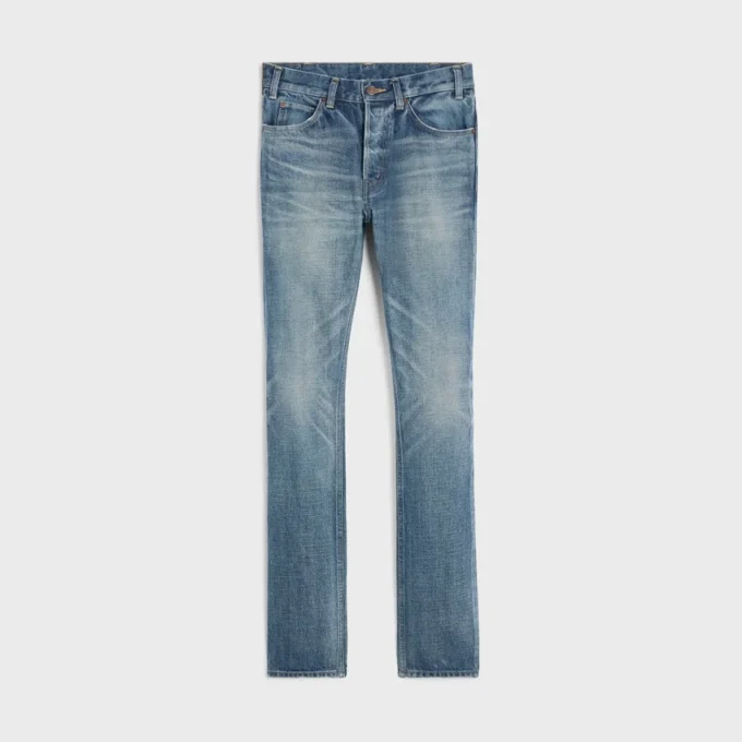 Lou-jeans i bomullsdenim