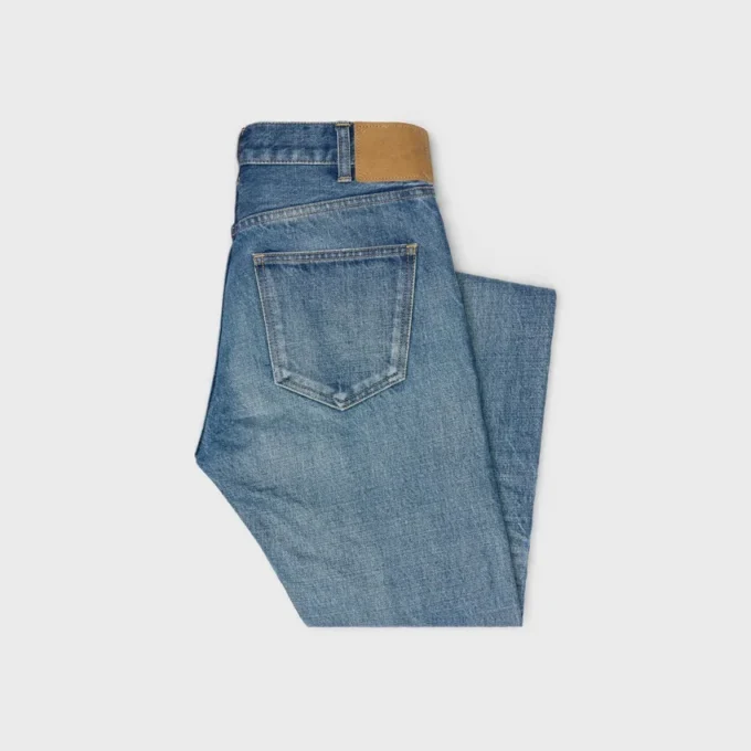 Lou-jeans i bomullsdenim
