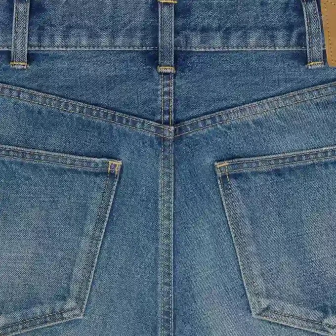 Lou-jeans i bomullsdenim