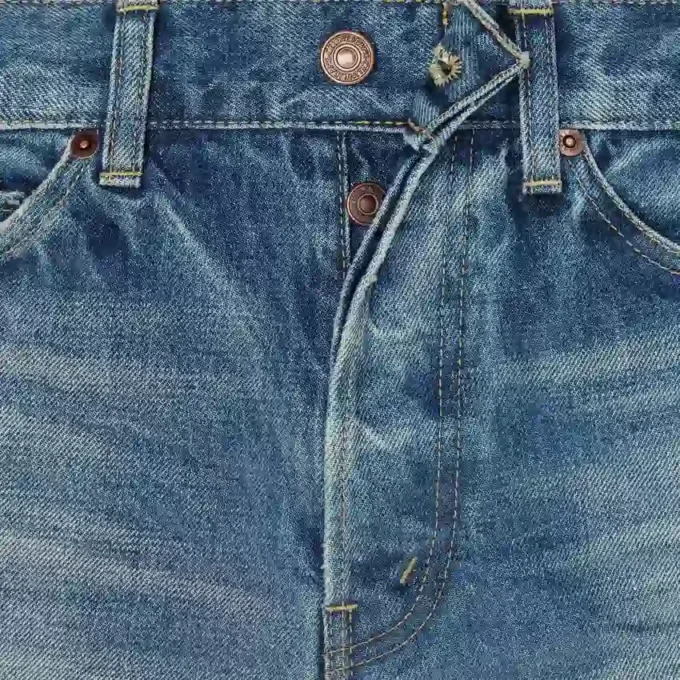Lou-jeans i bomullsdenim