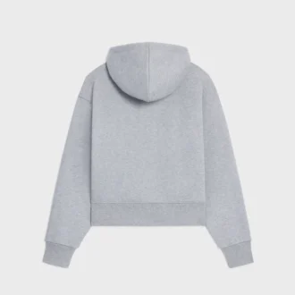 Löst sittande hoodie i bomullsfleece