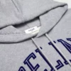Löst sittande hoodie i bomullsfleece