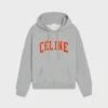 Löst sittande hoodie med dragkedja i bomullsfleece Löst sittande hoodie med dragkedja i bomullsfleece