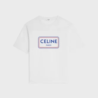 Löst sittande T-shirt i bomullsjersey