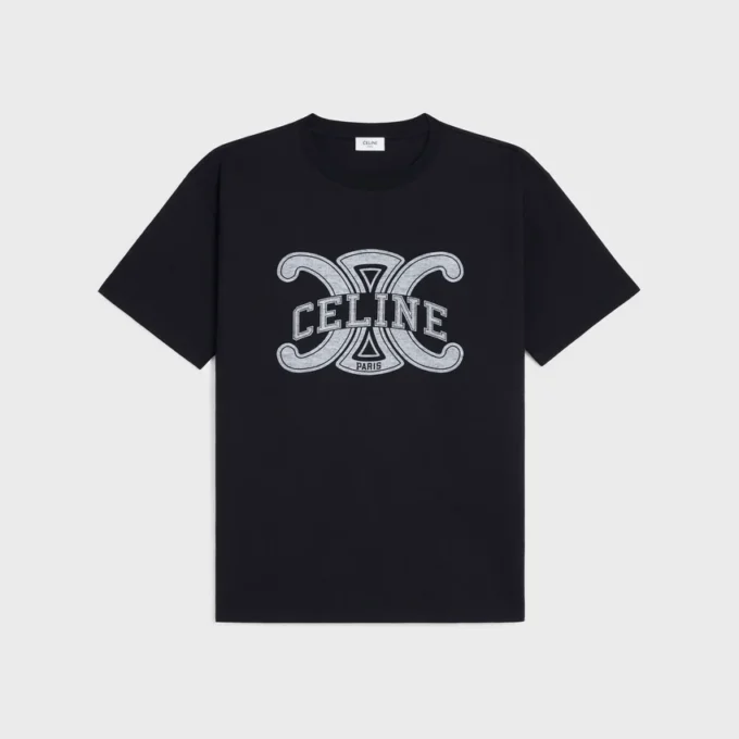 Löst sittande T-shirt i bomullsjersey