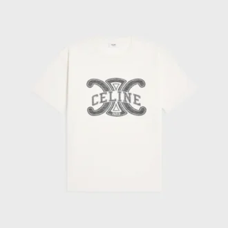 Löst sittande T-shirt i bomullsjersey