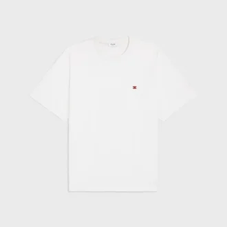 Löst sittande T-shirt i bomullsjersey