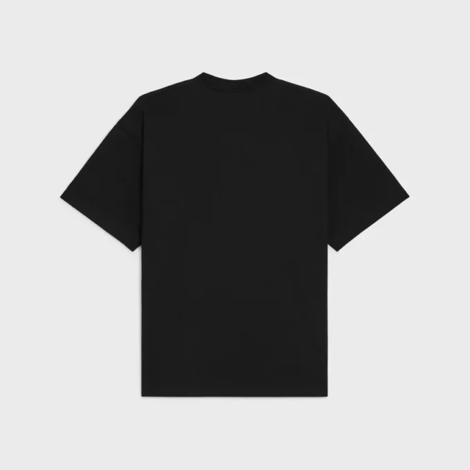 Löst sittande T-shirt i bomullsjersey Löst sittande T-shirt i bomullsjersey
