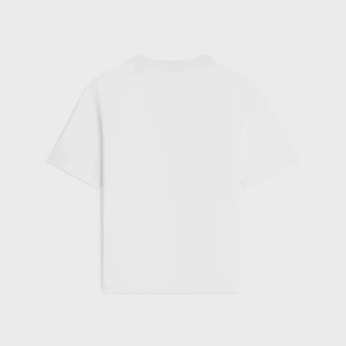 Löst sittande T-shirt i bomullsjersey